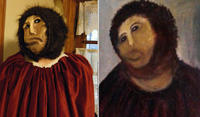 Botched Ecce Homo Painting