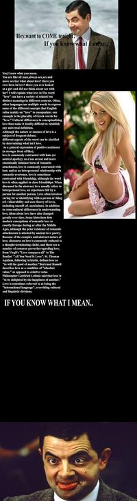 If You Know What I Mean