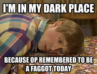 OP is a Faggot