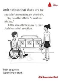 Queensland Rail Etiquette Posters