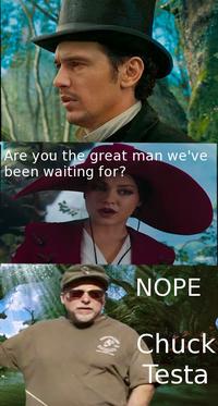 Nope! Chuck Testa