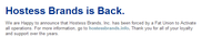 Hostess Bankruptcy / No More Twinkies