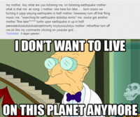 I Don't Want to Live on This Planet Anymore