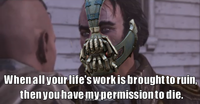 When Gotham is Ashes, You Have My Permission to Die