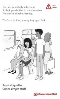 Queensland Rail Etiquette Posters