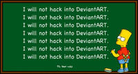 Bart Simpson's Chalkboard Parodies