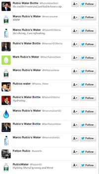 Marco Rubio's Water Break