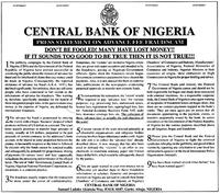Nigerian Scams