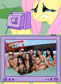 Fluttercry / Characters Watching Tv
