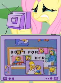 Fluttercry / Characters Watching Tv