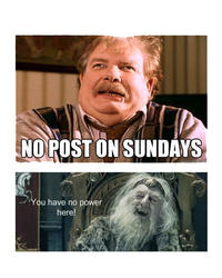No Post on Sundays