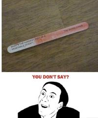 You Don't Say?
