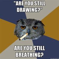 Art Student Owl