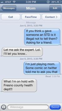If You Think U Gave Someone an STD, Is It Illegal Not to Tell Them?