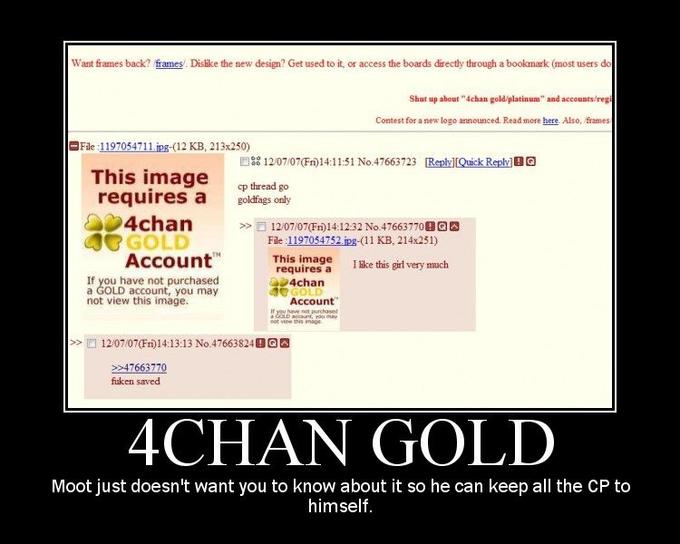 Gold Membership Trolling