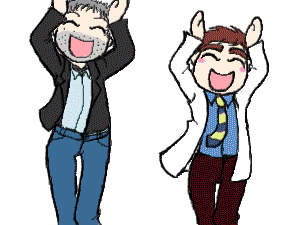 house_and_wilson_caramelldansen.gif