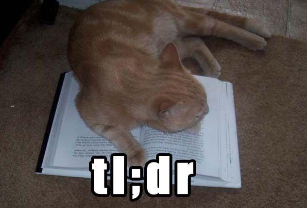 tl;dr
