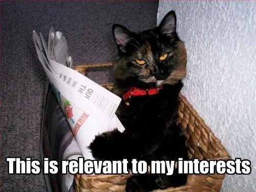 This is Relevant to My Interest
