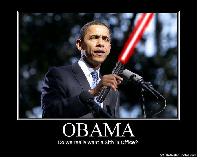 Lightsaber Obama