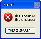 Fake/Funny Error Messages