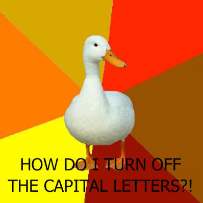 Technologically Impaired Duck
