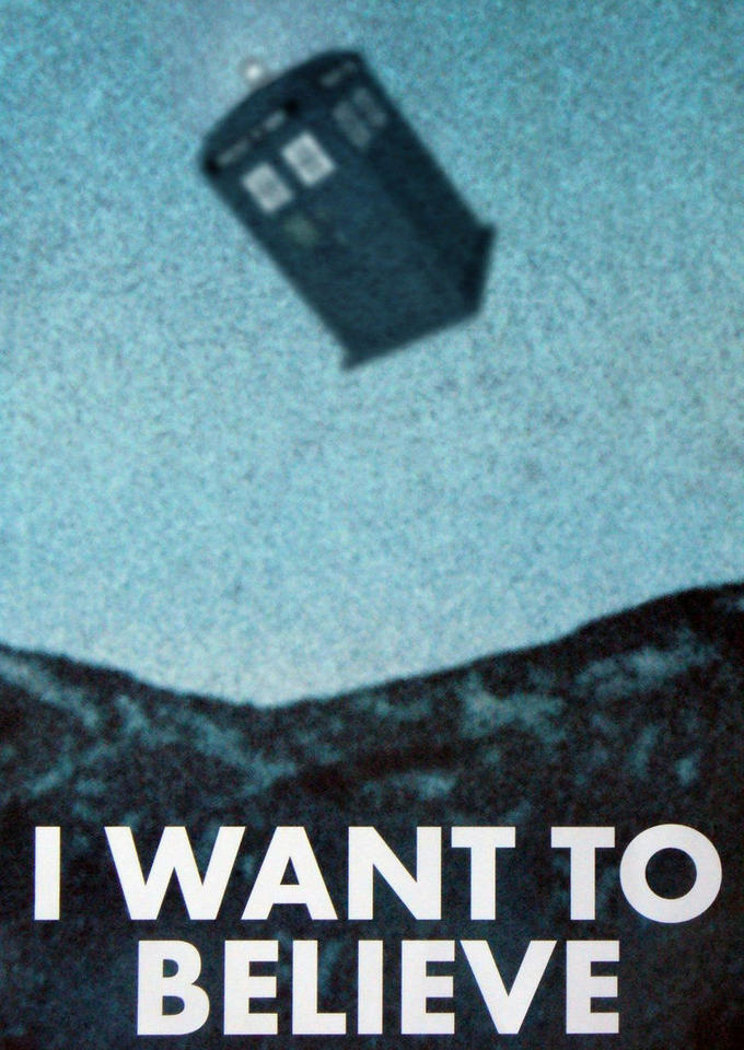 "I Want To Believe" Poster