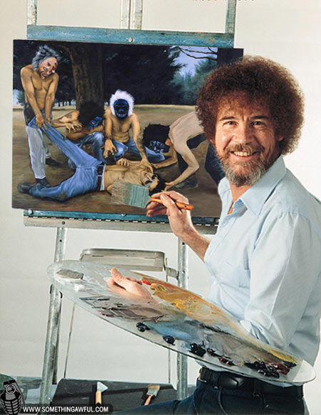 Photoshop Bob Ross