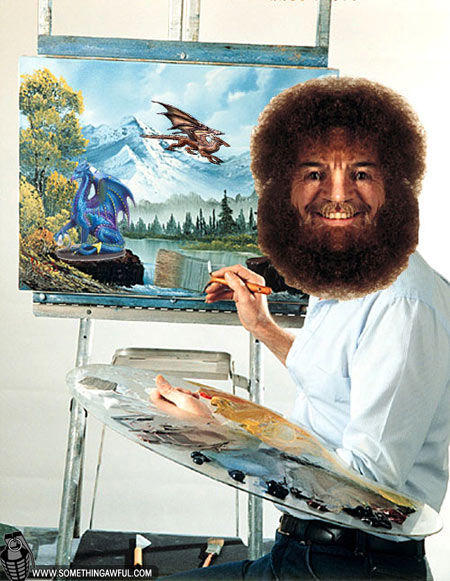 Photoshop Bob Ross