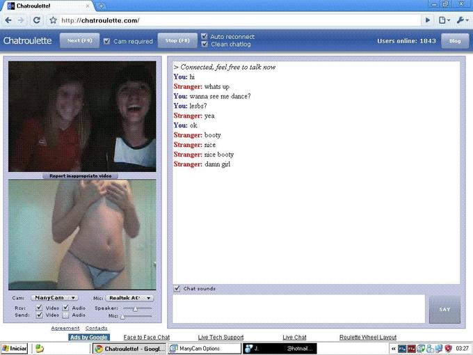 Chatroulette reactions
