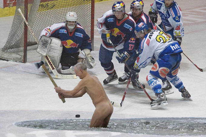 Naked Guy With Axe