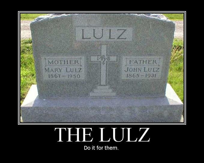 I Did It for the Lulz