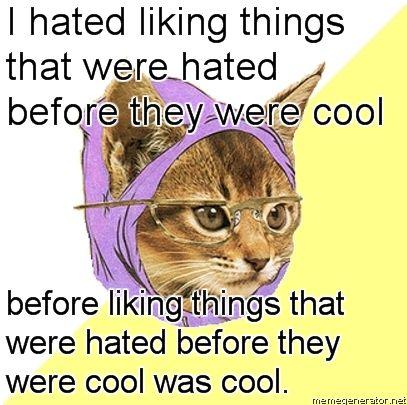 Hipster Kitty