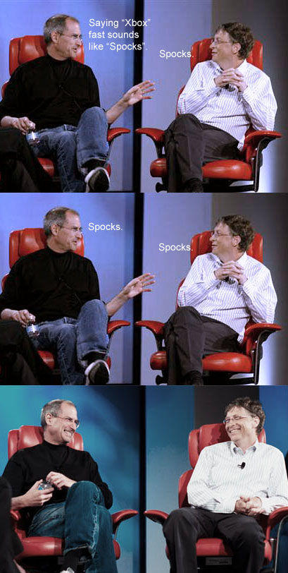 Steve Jobs/Bill Gates Comic
