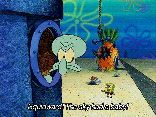 A Baby Show The Sky Image 166341 Spongebob Squarepants Your Meme
