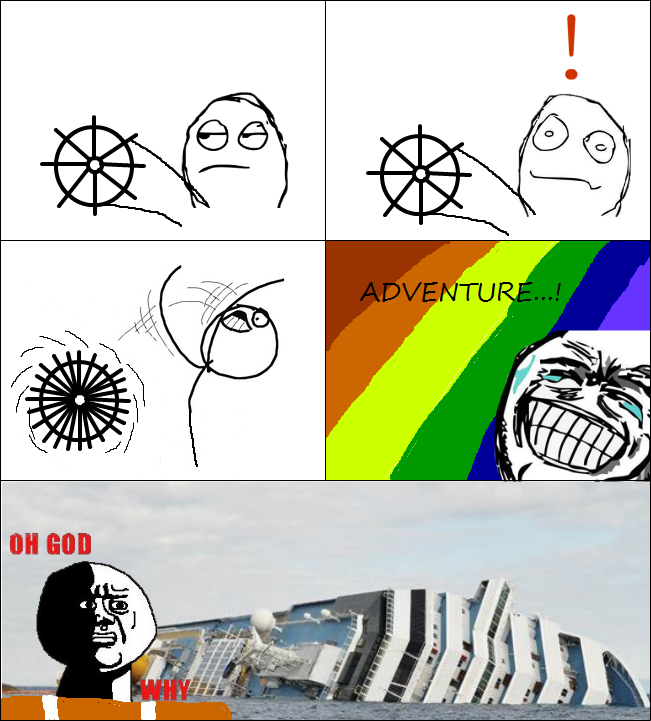 Costa Concordia Disaster / "Vada a bordo, cazzo!"