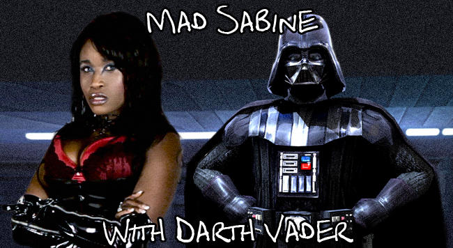 Mad Sabine Mondestin With Darth Vader