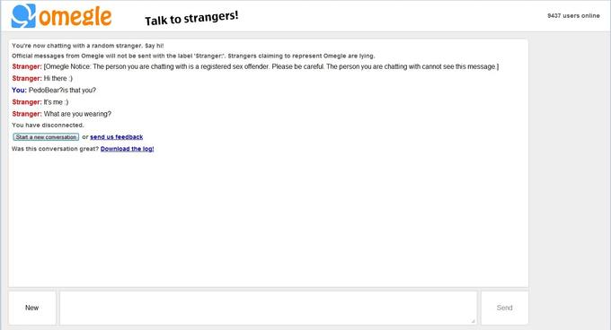 Pedobear on Omegle