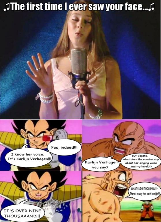 Karlijn's Singing Voice Quality Level Is Over 9000!!!