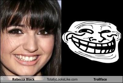 Rebecca Black Totally Looks Like Trollface