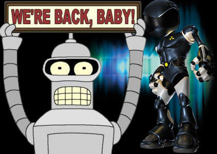 we're back, baby!