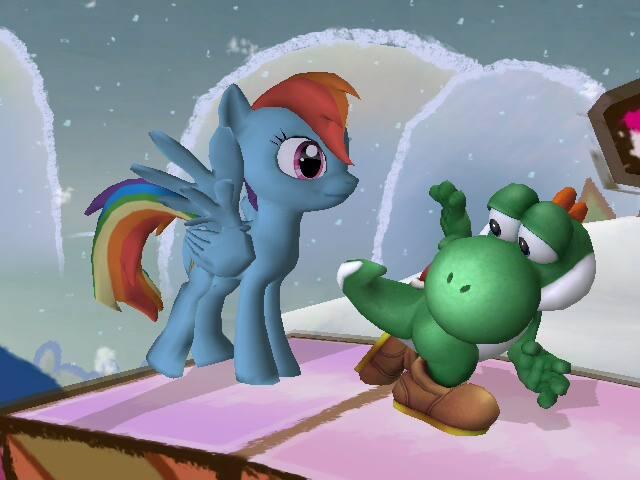 Rainbow Dash in Super Smash Bros.