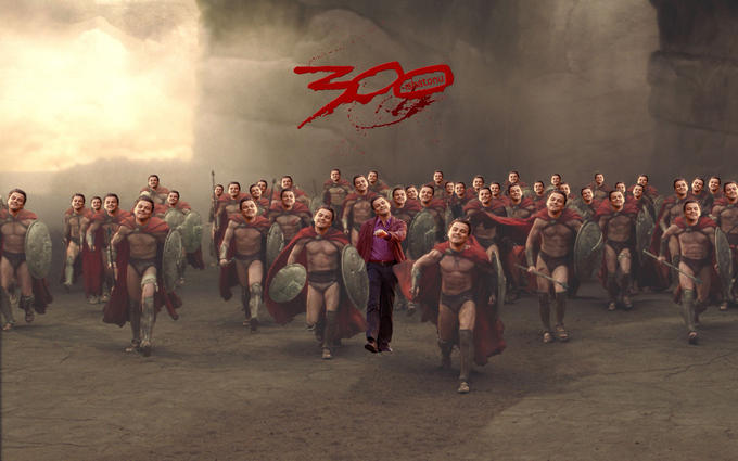 leo strut facebomb sparta