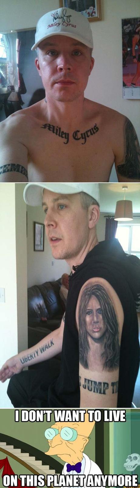 Man obssessed too much with Miley Cyrus