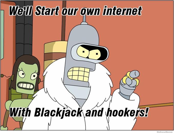 Blackjack and Hookers Bender