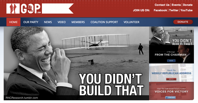 GOP.com Homepage