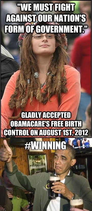 Obama #Winning > College Liberal