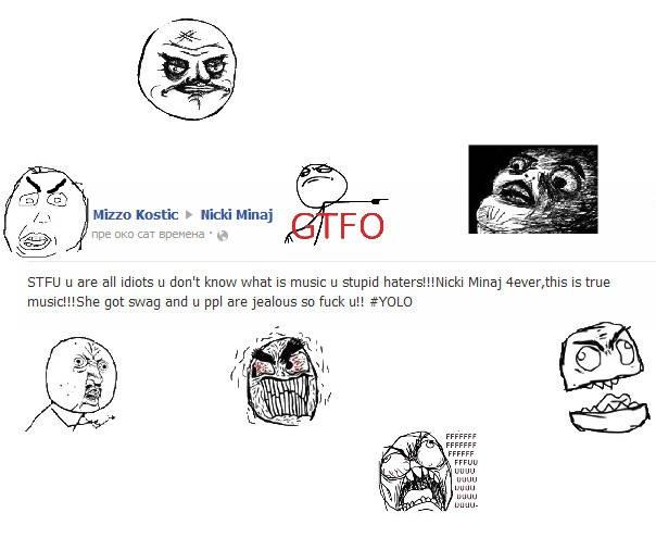 Nicki Minaj derp rage