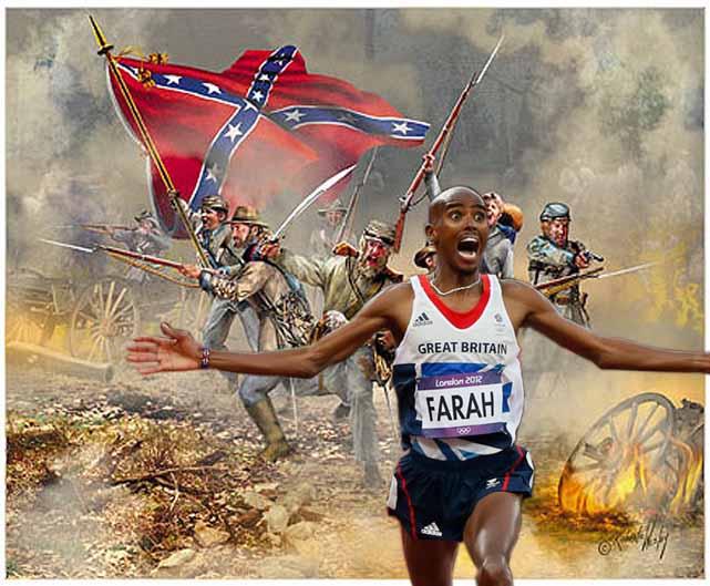 Mo Farah Running From The Confederacy 