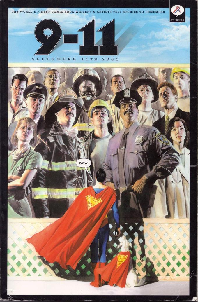 A tribute to the real superheroes, done by Alex Ross