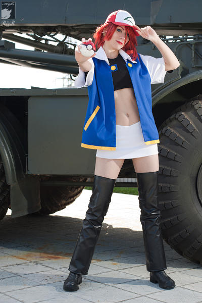 Cosplay Ash (Rule 63)